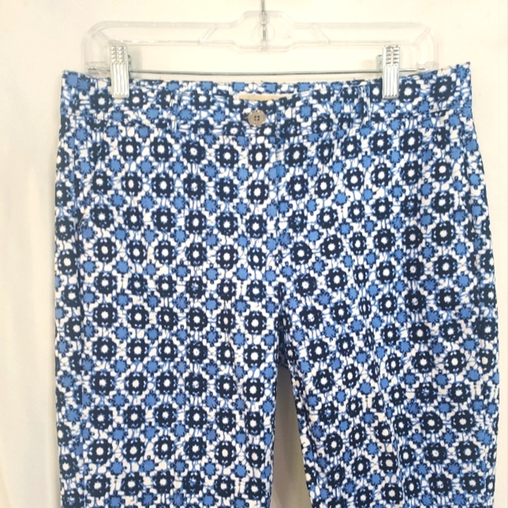 MlCHAEL Michael Kors  Casual Blue Print Pants. Size 6